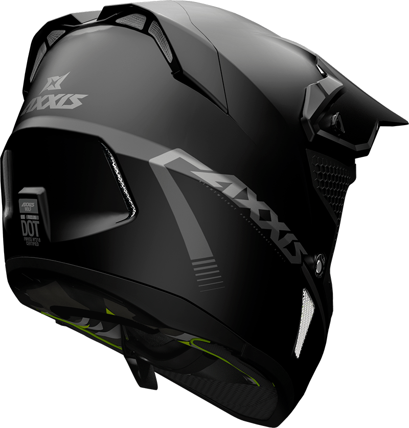 Casco Motocross/Enduro Axxis Mx803 Wolf Solid Casco Motocross/Enduro Axxis Mx803 Wolf Solid