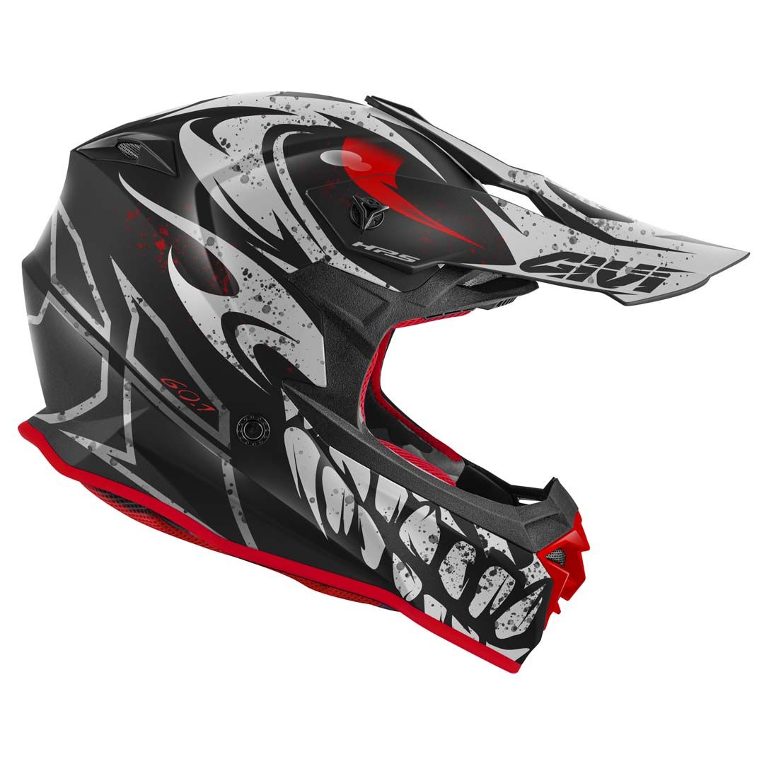 Casco Motocross/Enduro Givi 60.1 Gloom Casco Motocross/Enduro Givi 60.1 Gloom