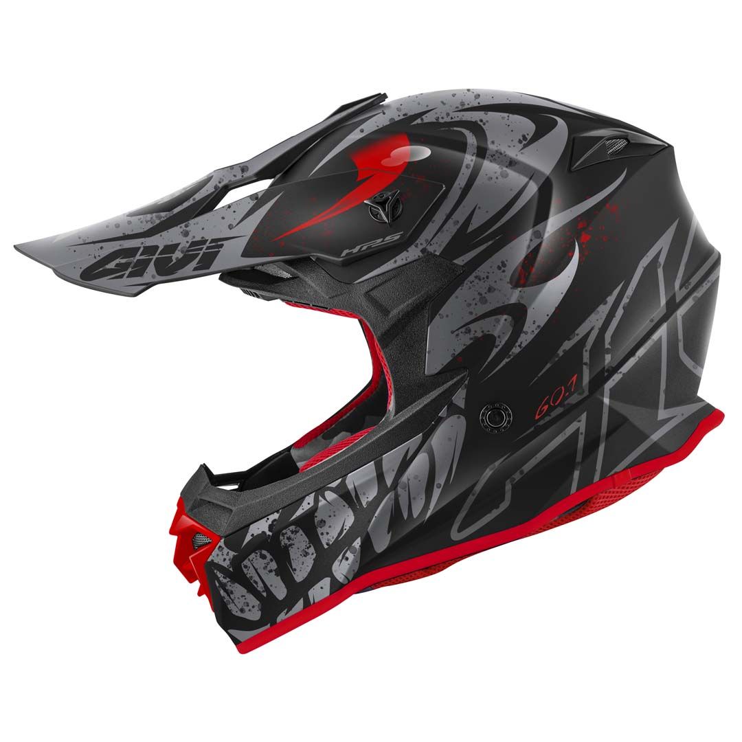 Casco Motocross/Enduro Givi 60.1 Gloom Casco Motocross/Enduro Givi 60.1 Gloom